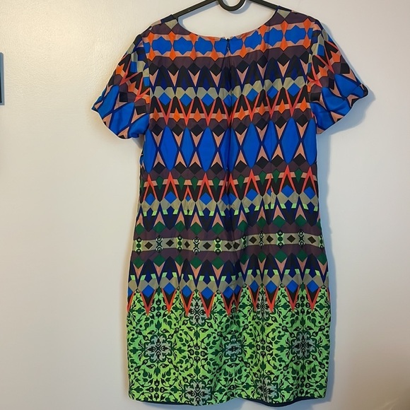 J. Crew Multicolor Geometric Dress - Picture 12 of 16